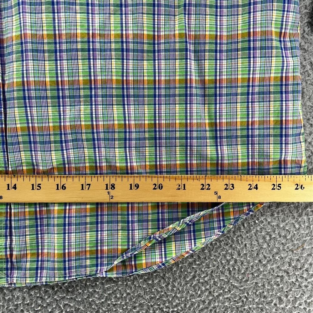 Polo Ralph Lauren Shirt Men XXL Classic Fit Plaid Button Down Multi Color Cotton - Picture 7 of 15